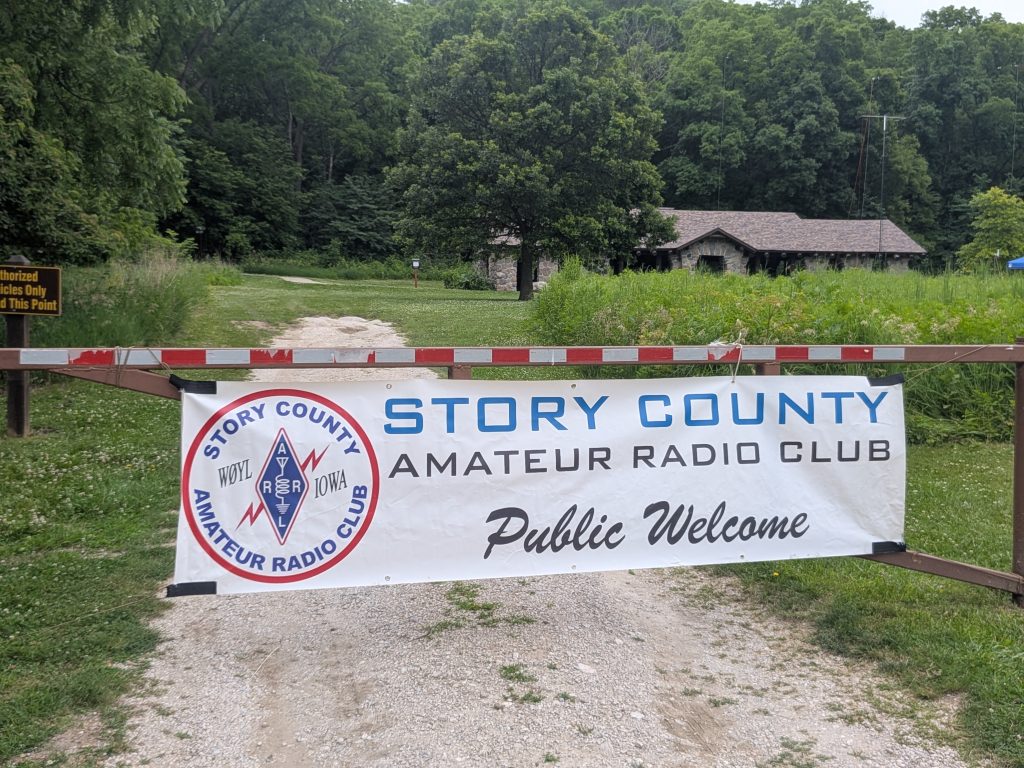 SCARC Sign at 2026 Field Day